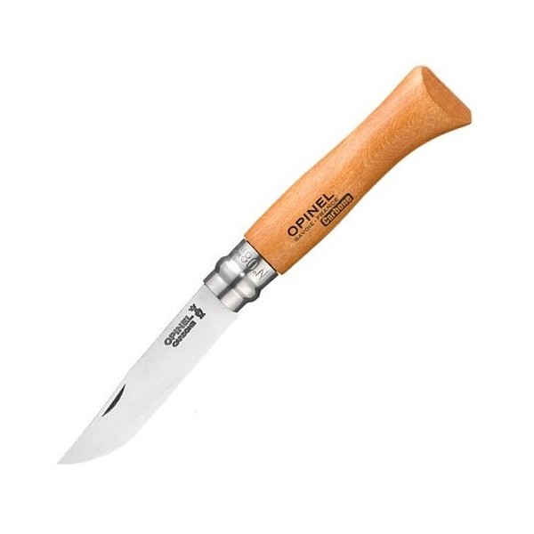Нож Opinel №8, углеродистая сталь, рукоять из дерева бука, 113080 113080 от прозводителя Opinel