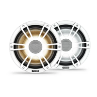 Fusion® Signature Series 3i Marine Coaxial Speakers - 8,8-дюймовые спортивные коаксиальные громкоговорители для лодок CRGBW мощностью 330 Вт белого цвета (пара) 010-02773-10 от прозводителя Fusion