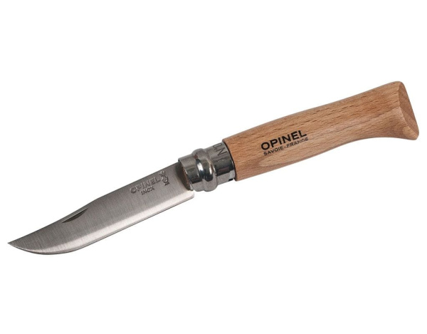 Нож Opinel №8, нержавеющая сталь, рукоять из бука, 123080 123080 от прозводителя Opinel