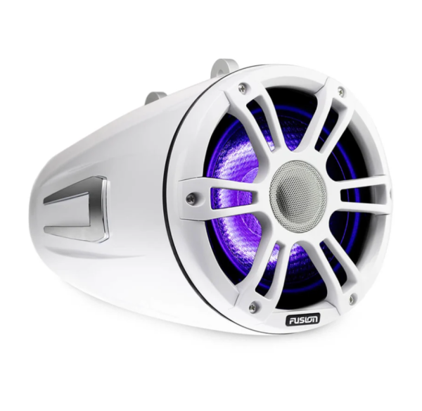 Fusion® Signature Series 3 Marine Wake Tower Speakers– морские динамики 6,5" 230 Вт для вейк-катеров, белый, с иллюминацией CRGBW 010-02438-01 от прозводителя Fusion