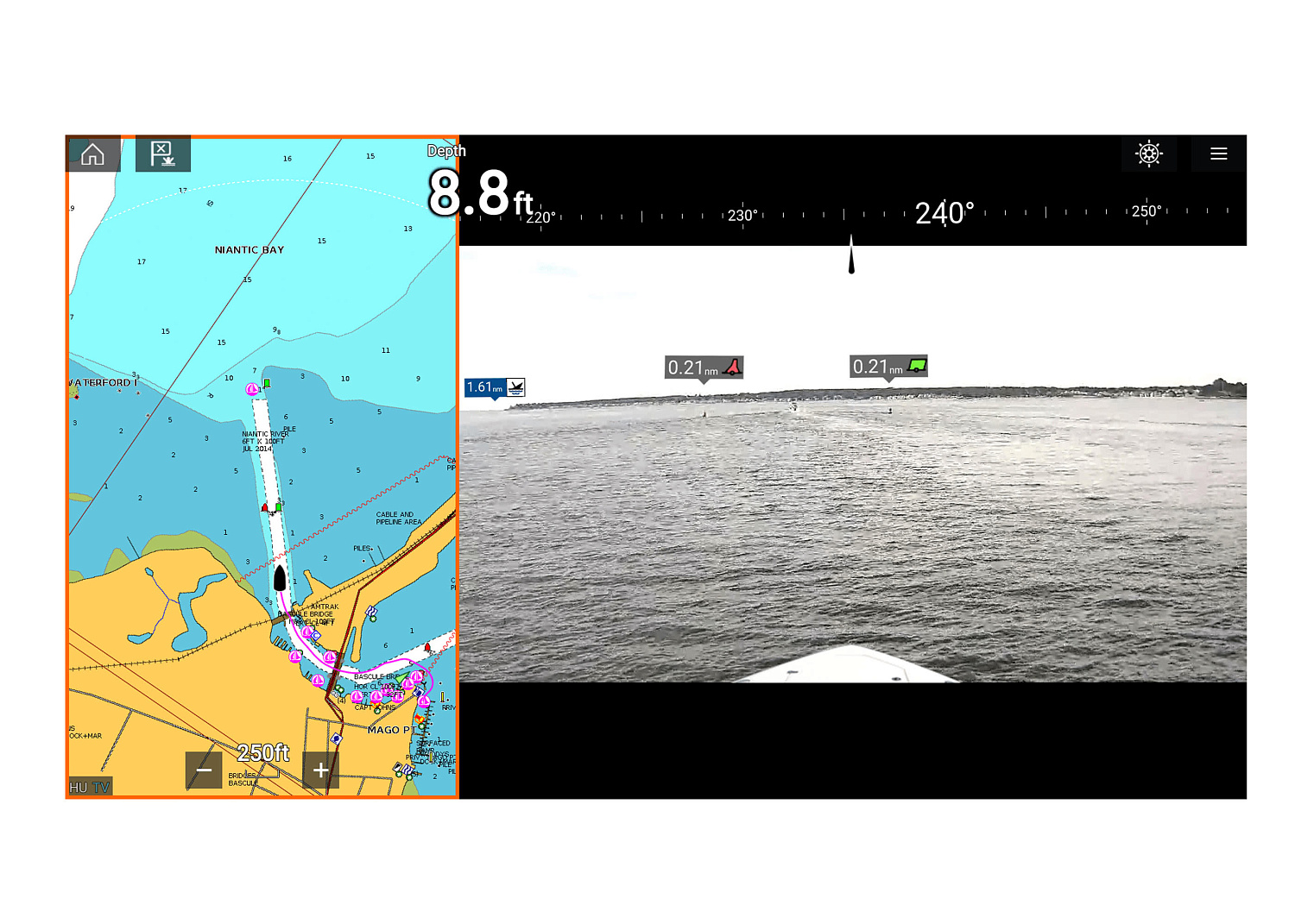 RAYMARINE Augmented Reality Set / with CAM210 and AR200