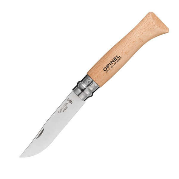 Нож Opinel №8, нержавеющая сталь, рукоять из бука, 123080 123080 от прозводителя Opinel