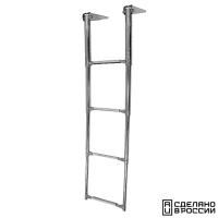 Трап телескопический складной, 4 серых ступени (ширина 320 мм.) 040103GT от прозводителя Техномарин