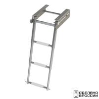 Трап телескопический выдвижной с фиксатором, 3 белые ступени (ширина 276 мм.) 040131WT от прозводителя Техномарин