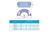 Анод алюминиевый на гребной вал 25мм 00552AL от прозводителя Tecnoseal