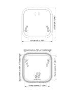 Люк палубный распашной Альбатрос 400х400 030824T от прозводителя Техномарин