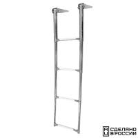 Трап телескопический складной, 4 белых ступени (ширина 320 мм.) 040103WT от прозводителя Техномарин