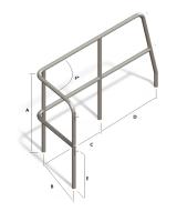 Леер кормовой правый борт (4 стойки) под заказ 030185T от прозводителя Техномарин