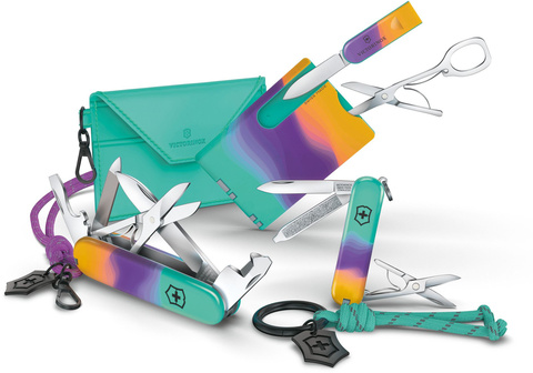 Нож Victorinox Companion Sydney Style, 91 мм, 16 функций, бирюзовый с чехлом (подар.коробка) 1.3909.E222 от прозводителя Victorinox