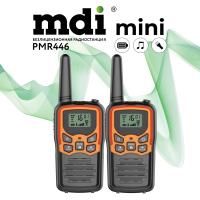 Комплект радиостанций MDI Mini Orange (чёрный/оранжевый) A406 от прозводителя Midland