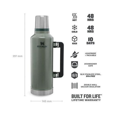 Термос Stanley Classic (2,3 литра), темно-зеленый 10-07935-044 от прозводителя STANLEY
