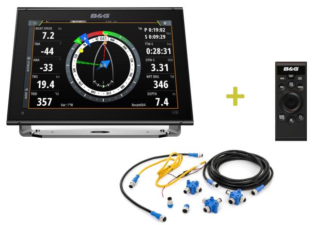 B&G Vulcan 12R plus ZC2 Remote Control and NMEA2000 Starter Kit  от прозводителя B&G