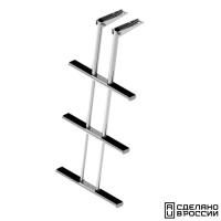 Трап дайверский телескопический складной, 3 черных ступени (ширина 450 мм.) 040181BT от прозводителя Техномарин