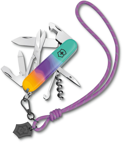 Нож Victorinox Companion Sydney Style, 91 мм, 16 функций, бирюзовый с чехлом (подар.коробка) 1.3909.E222 от прозводителя Victorinox