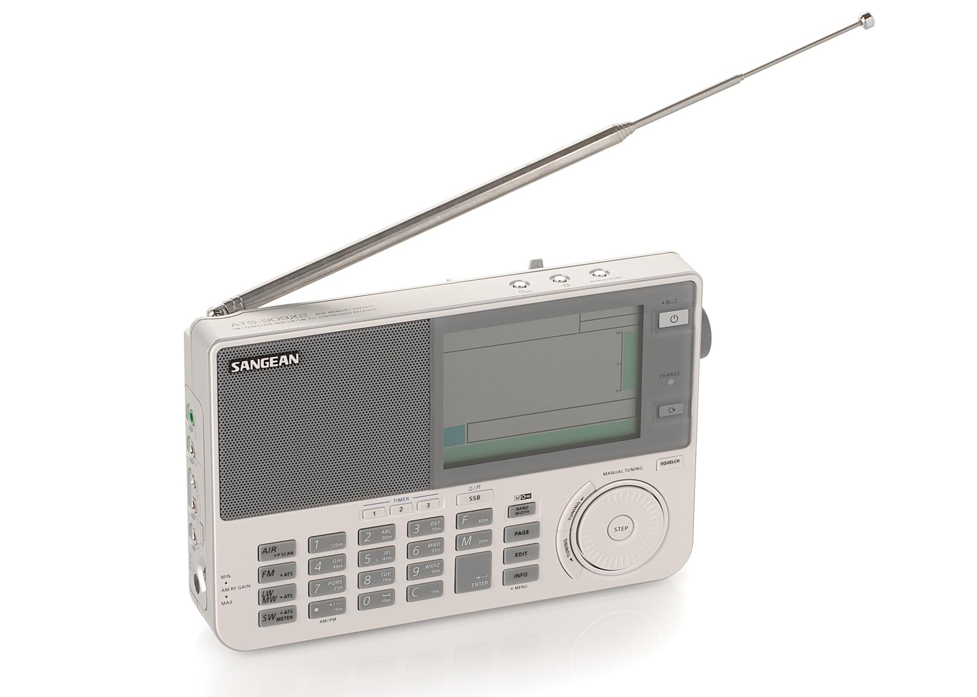 SANGEAN ATS 909X2 Shortwave Radio / white купить в Москве | Cонар.Про