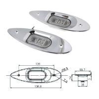Огни бортовые светодиодные, стальной корпус C91012 от прозводителя Easterner