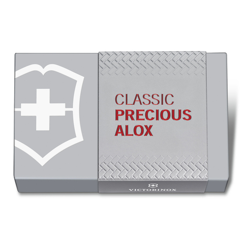 Нож-брелок Victorinox Classic SD Precious Alox, 58 мм, 5 функций, "Iconic Red" (подар. упаковка) 0.6221.401G от прозводителя Victorinox