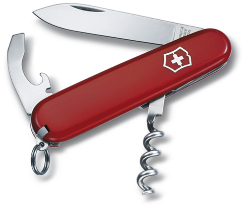 Нож Victorinox Waiter, 84 мм, 9 функций, красный 0.3303 от прозводителя Victorinox