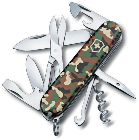 Нож Victorinox Climber, 91 мм, 14 функций, камуфляж 1.3703.94 от прозводителя Victorinox