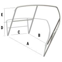 Леер носовой тип 1 (4 стойки) под заказ 030180T от прозводителя Техномарин