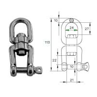 Вертлюг петля-скоба 10мм 2702-0110 от прозводителя CIM