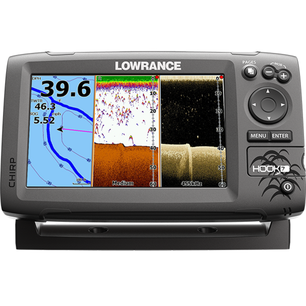 Эхолот Lowrance HOOK-7 Mid/High/DownScan™ 000-12664-001 от прозводителя Lowrance