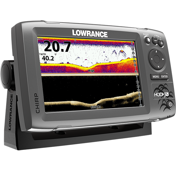 Lowrance HOOK-7x Mid/High/DownScan™
