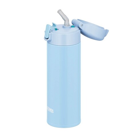 Термокружка Thermos FJM-350 LB (0,35 литра) с трубочкой, голубая 562524 от прозводителя Thermos