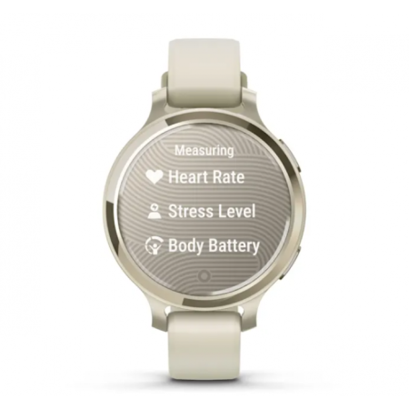 Garmin Lily 2 Active - Lily 2 Active | Lunar Gold with Bone Silicone Band