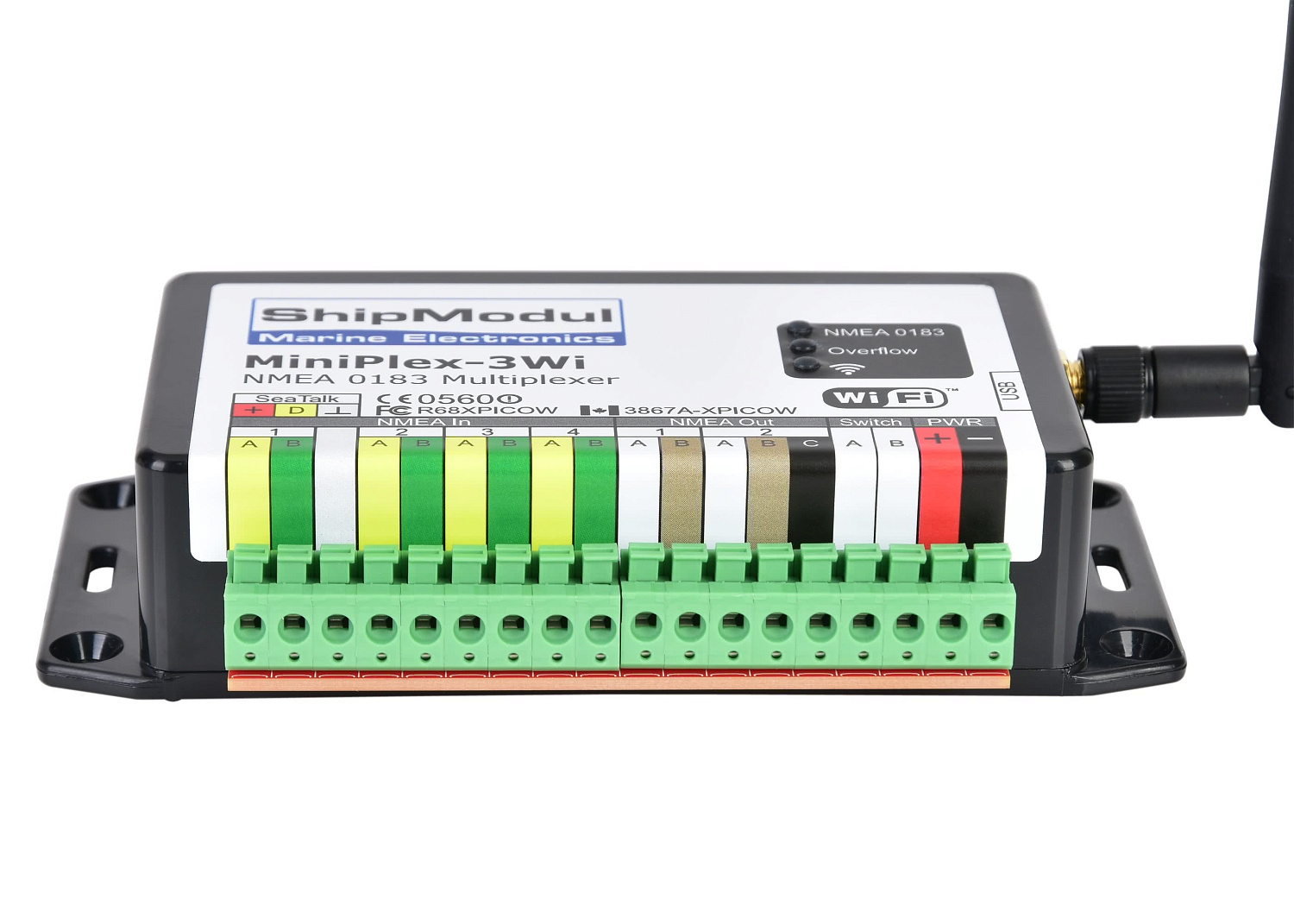NMEA0183 Multiplexer with USB and WIFI MiniPlex-3Wi
View Ratings (2)