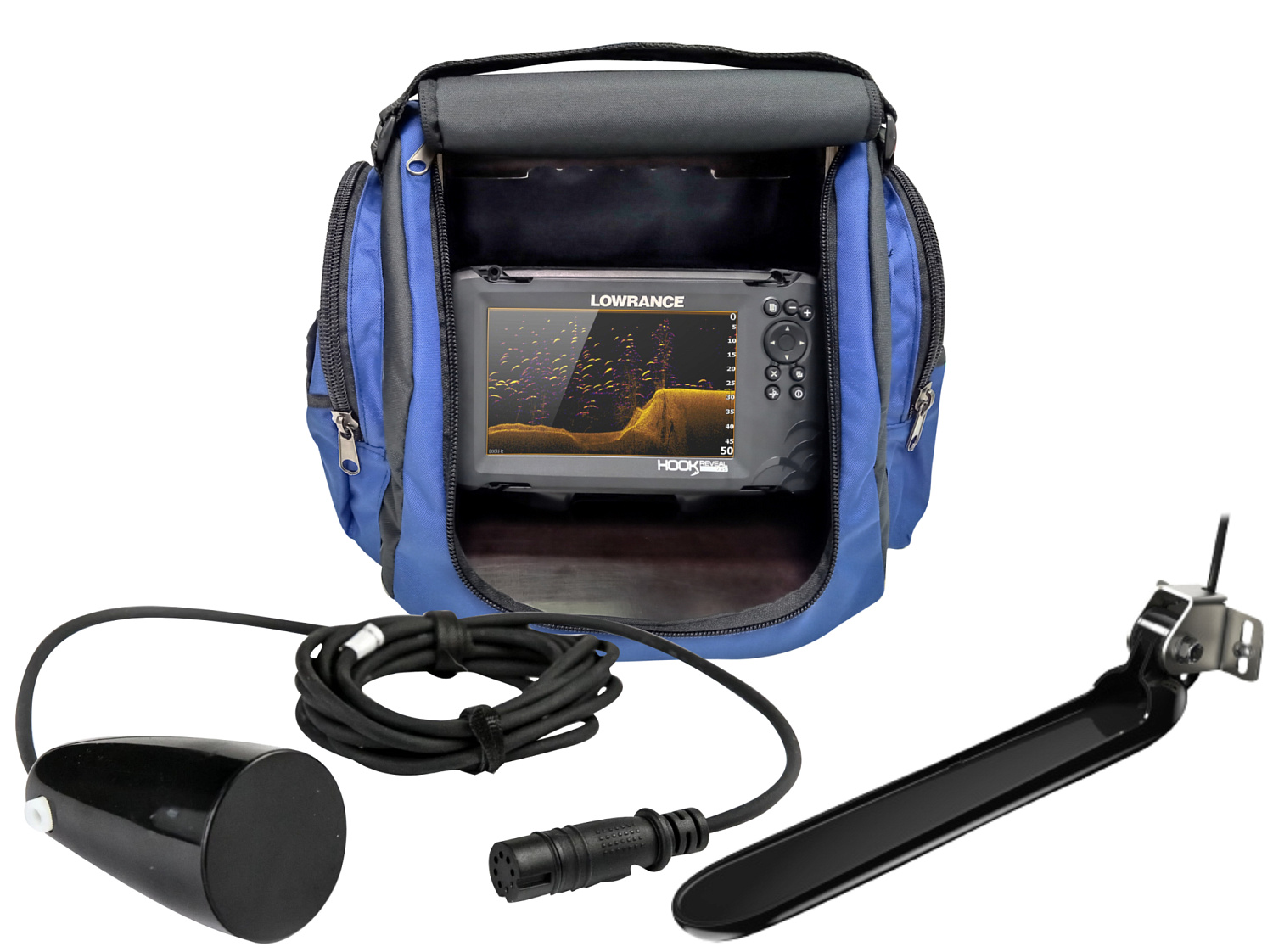 Комплект Lowrance HOOK REVEAL 7 TripleShot + Ice Transducer