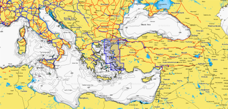 Карты Navionics Small 5G520S2 TURKEY WEST 5G520S2 от прозводителя Navionics