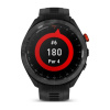 Garmin Approach S70 - 47 мм | Black/Red Ceramic Bezel with Black Silicone Band