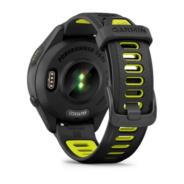 GARMIN FORERUNNER 265S Black Bezel and Case with Black/Amp Yellow Silicone Band  010-02810-53 010-02810-53 от прозводителя Garmin