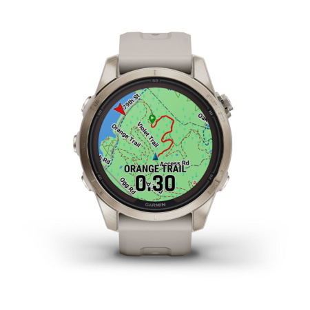 Garmin Fenix 7s Pro Sapphire Solar золотистый корпус со светло-песочным ремешком 010-02776-15 от прозводителя Garmin