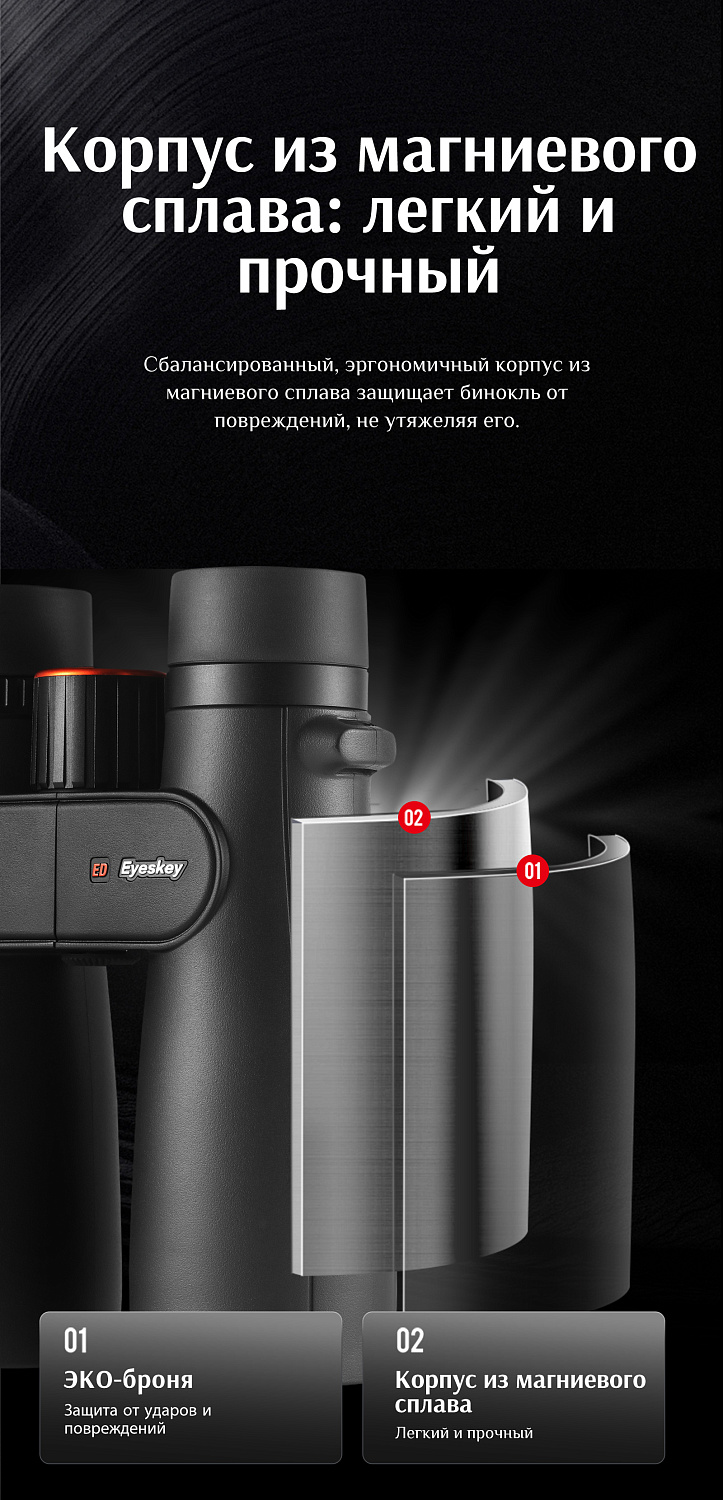 Бинокль Eyeskey Sport ED-12x50