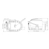 Насос осушительный автоматический 600GPH 06 Series 12В (поплавковый) SFBP1-G600-06 от прозводителя SeaFlo