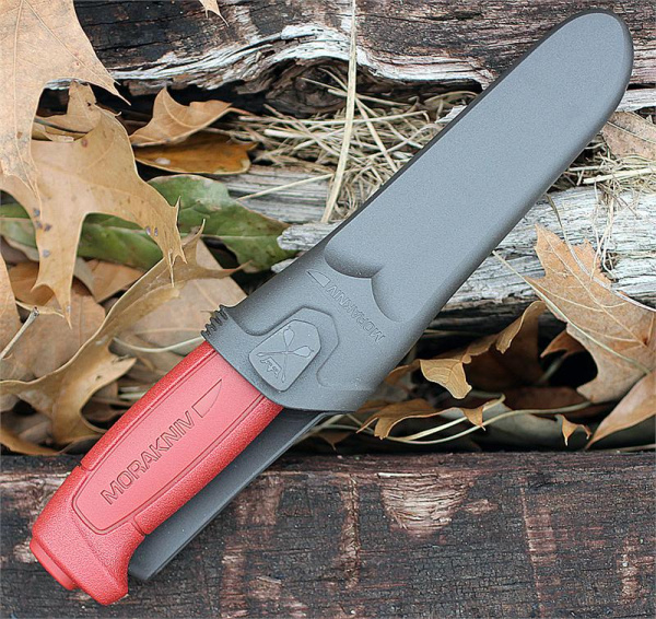 Нож Morakniv Basic 511 углеродистая сталь, пласт. ручка (красный), 12147 15803 от прозводителя Morakniv