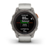 Garmin Fenix 7 Pro Sapphire Solar титановый серый с серо-оранжевым ремешком 010-02777-21 от прозводителя Garmin
