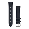 Garmin Ремешок сменный Quick Release 20 мм (итальянская кожа) темно-синий с серебристой застежкой 010-12924-20 от прозводителя Garmin