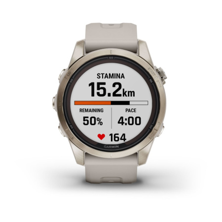 Garmin Fenix 7s Pro Sapphire Solar золотистый корпус со светло-песочным ремешком 010-02776-15 от прозводителя Garmin