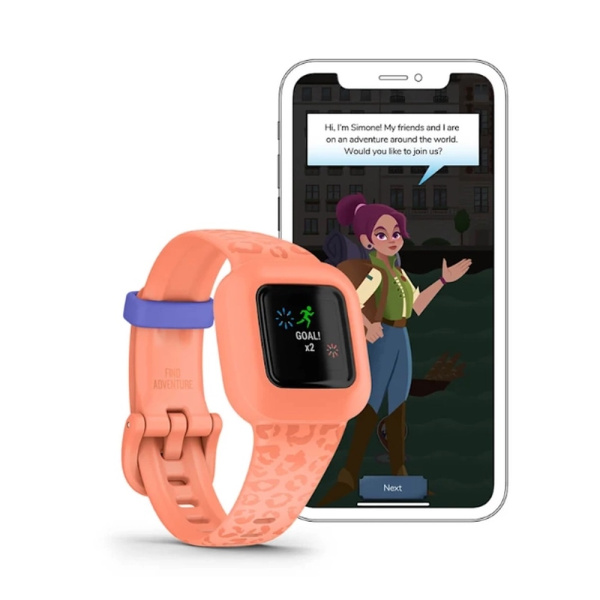 GARMIN VÍVOFIT JR. 3, WW, Peach 010-02441-04 от прозводителя Garmin