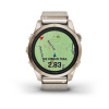 Garmin epix Pro (Gen 2) Sapphire Edition 42 мм, золотистый корпус с нейлоновым ремешком сливочного цвета 010-02802-20 от прозводителя Garmin