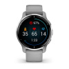 Garmin Venu 2 Plus серые с серебристым безелем и силиконовым ремешком 010-02496-10 от прозводителя Garmin