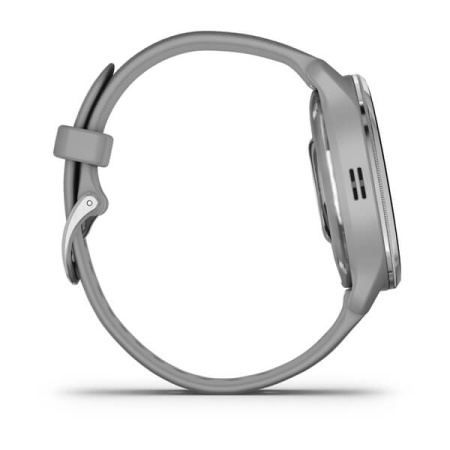 Garmin Venu 2 Plus серые с серебристым безелем и силиконовым ремешком 010-02496-10 от прозводителя Garmin