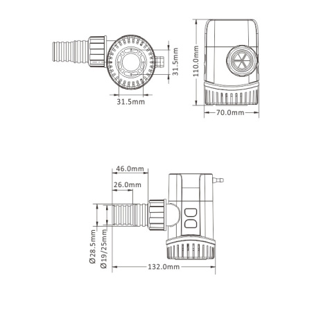 Насос осушительный 600GPH 13A Series 12В SFBP1-G600-13A от прозводителя SeaFlo