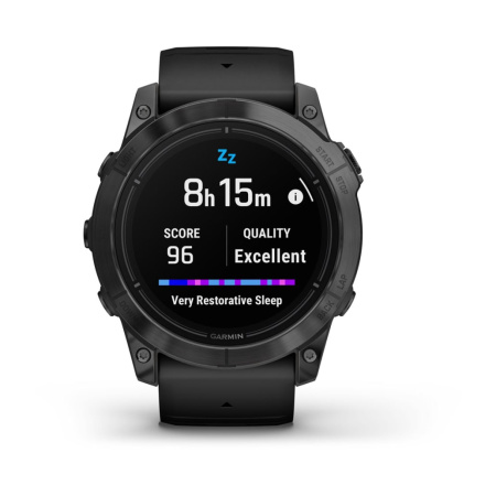 Garmin epix Pro (Gen 2) Standard Edition 51 мм, серый, черный силиконовый ремешок 010-02804-21 от прозводителя Garmin