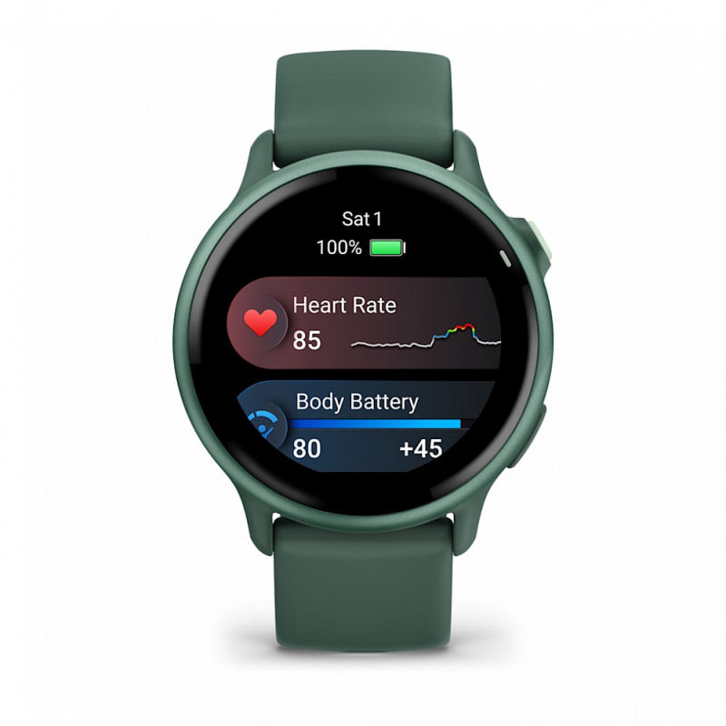 Garmin Vivoactive 6 | Metallic Jasper Green with Jasper Green Band
