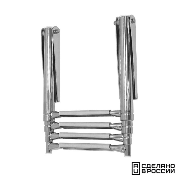 Трап телескопический складной, 4 серых ступени (ширина 320 мм.) 040103GT от прозводителя Техномарин