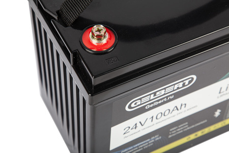 Аккумуляторная батарея литиевая Gelbert LiFePO4 (24V/100Ah/120A) Bluetooth 184 от прозводителя Gelbert
